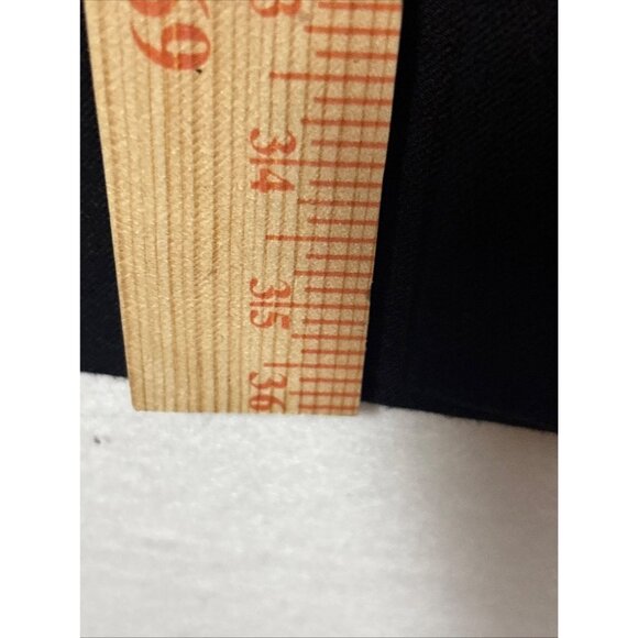 J.Crew Black Ruffle Neck Wool Dress Size 4 Made In China wool - Picture 3 of 8